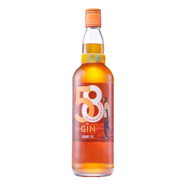 58 SPICED ORANGE GIN 750M